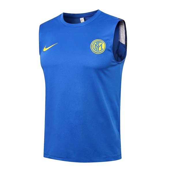 Camiseta Inter Milan Sin Mangas 2022 Azul